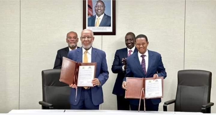 Haïti et le Kenya se lient par la diplomatie